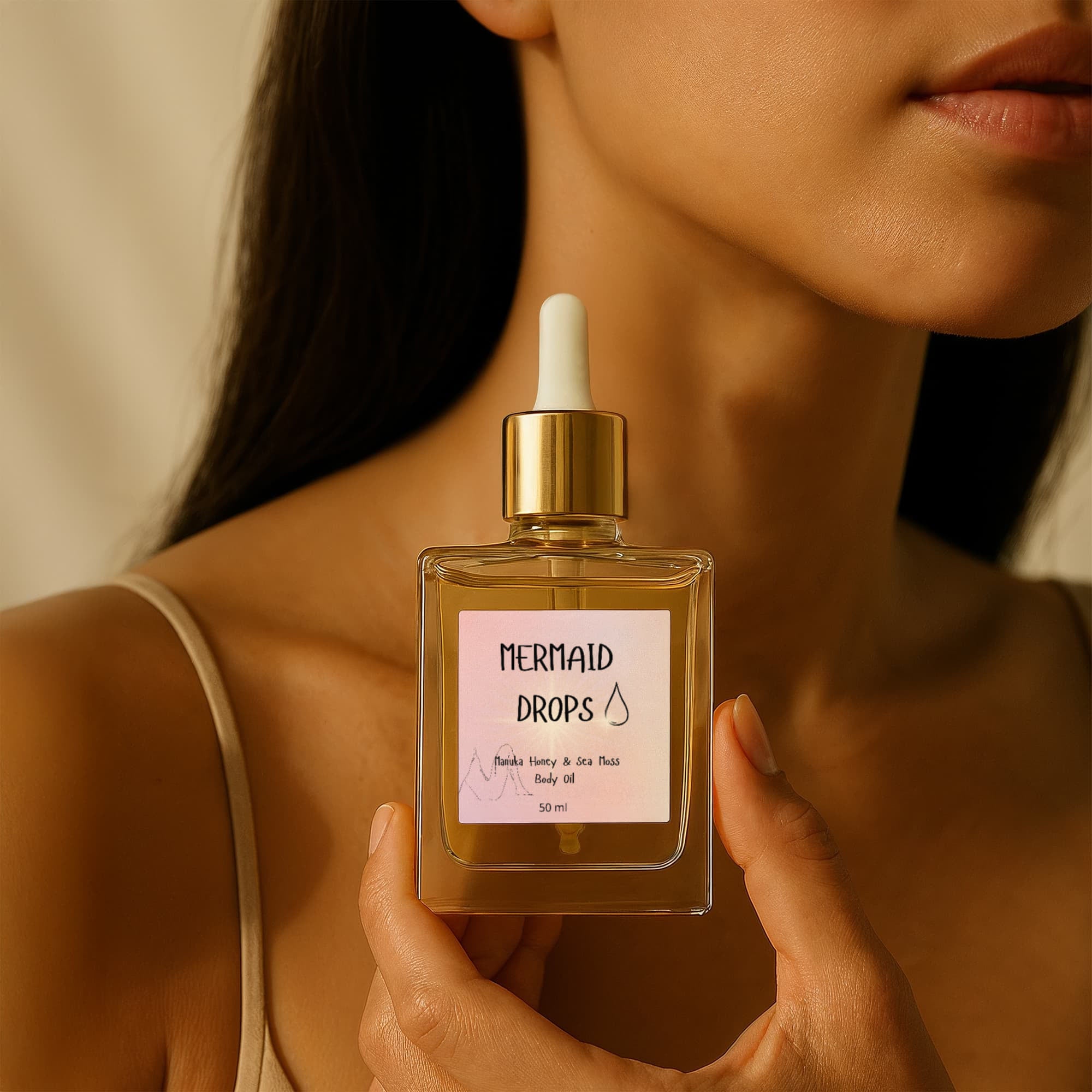 Mermaid Drops Manuka Honey & Sea Moss Body Oil