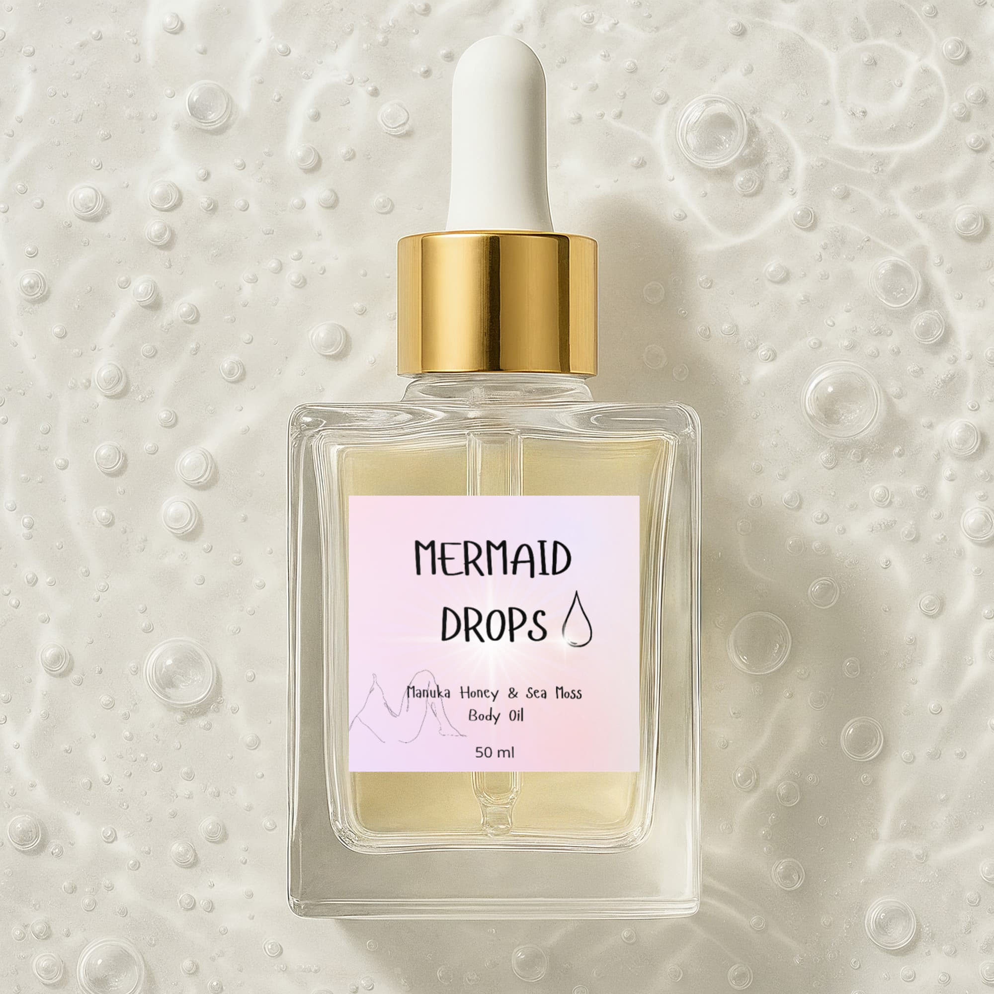Mermaid Drops Manuka Honey & Sea Moss Body Oil
