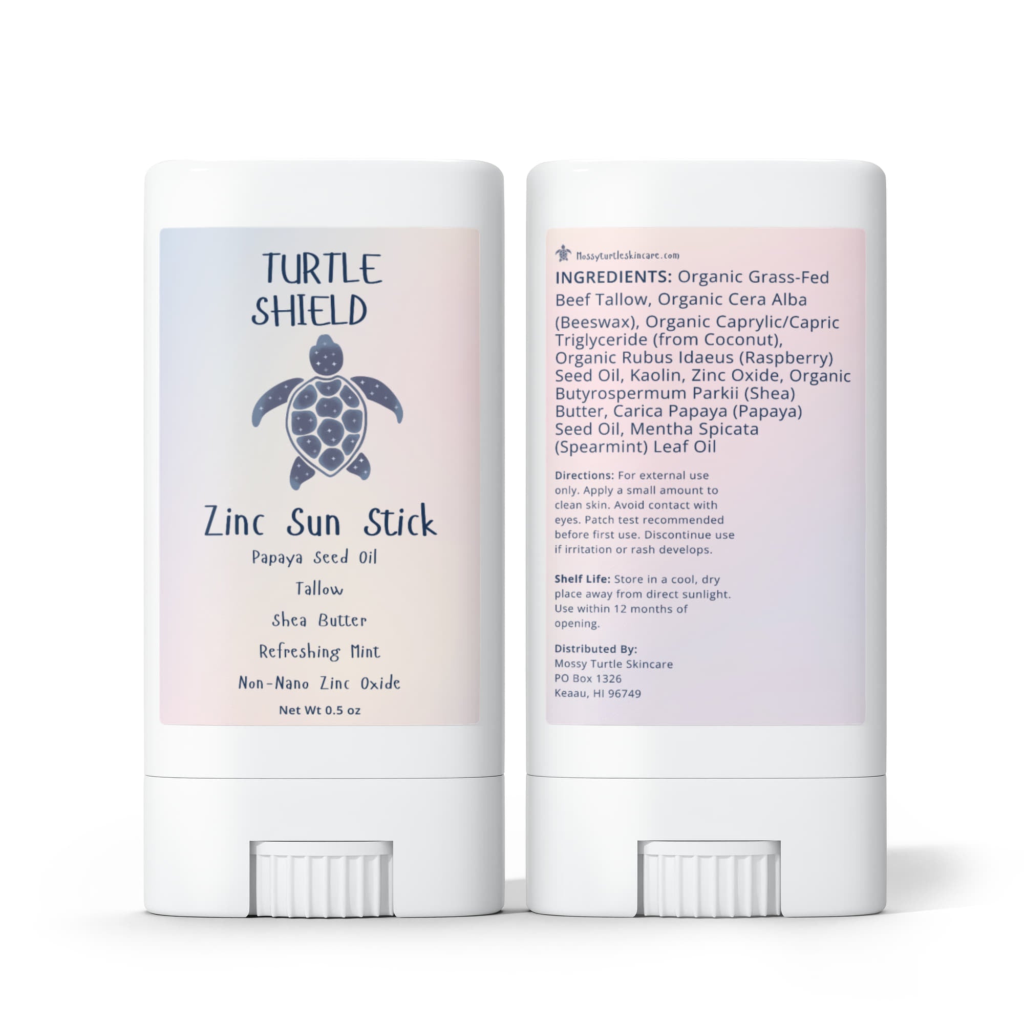 Turtle Shield Zinc Sun Stick (2 Pack)