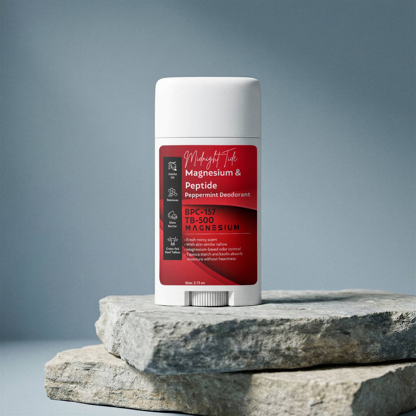 Midnight Tide™ Magnesium Peptide Peppermint Deodorant (2 pack)