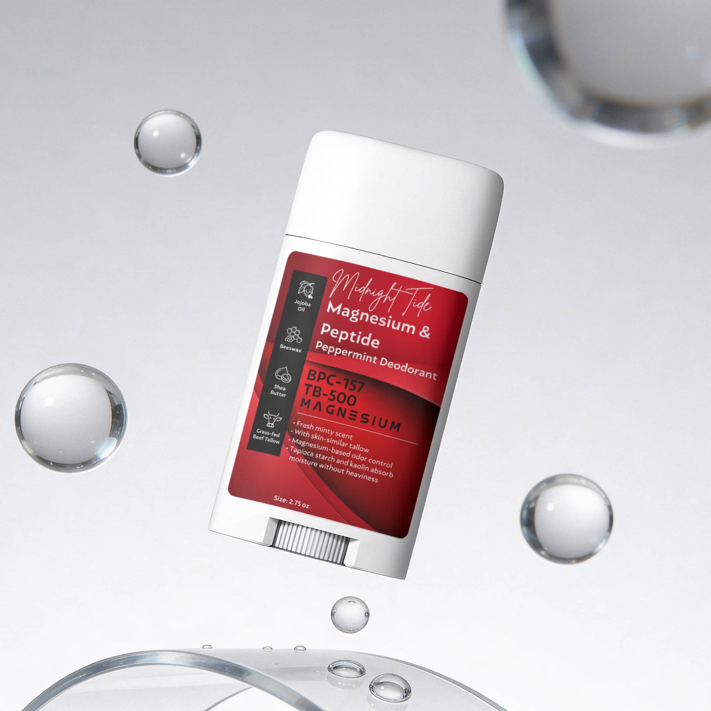 Midnight Tide™ Magnesium Peptide Peppermint Deodorant (2 pack)