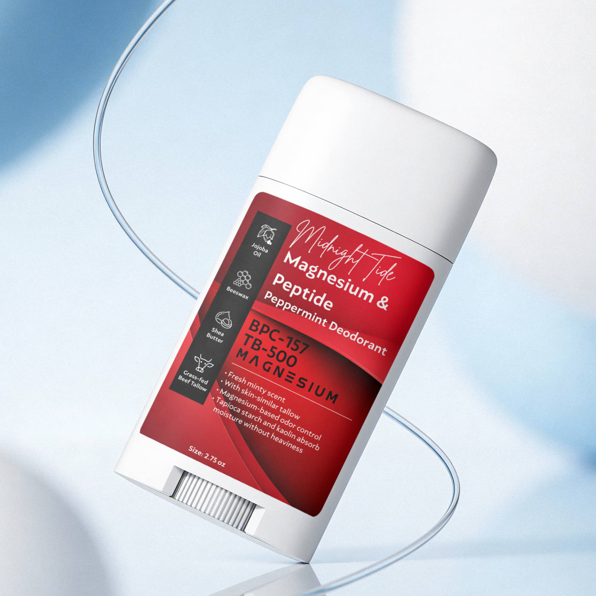 Midnight Tide™ Magnesium Peptide Peppermint Deodorant (2 pack)