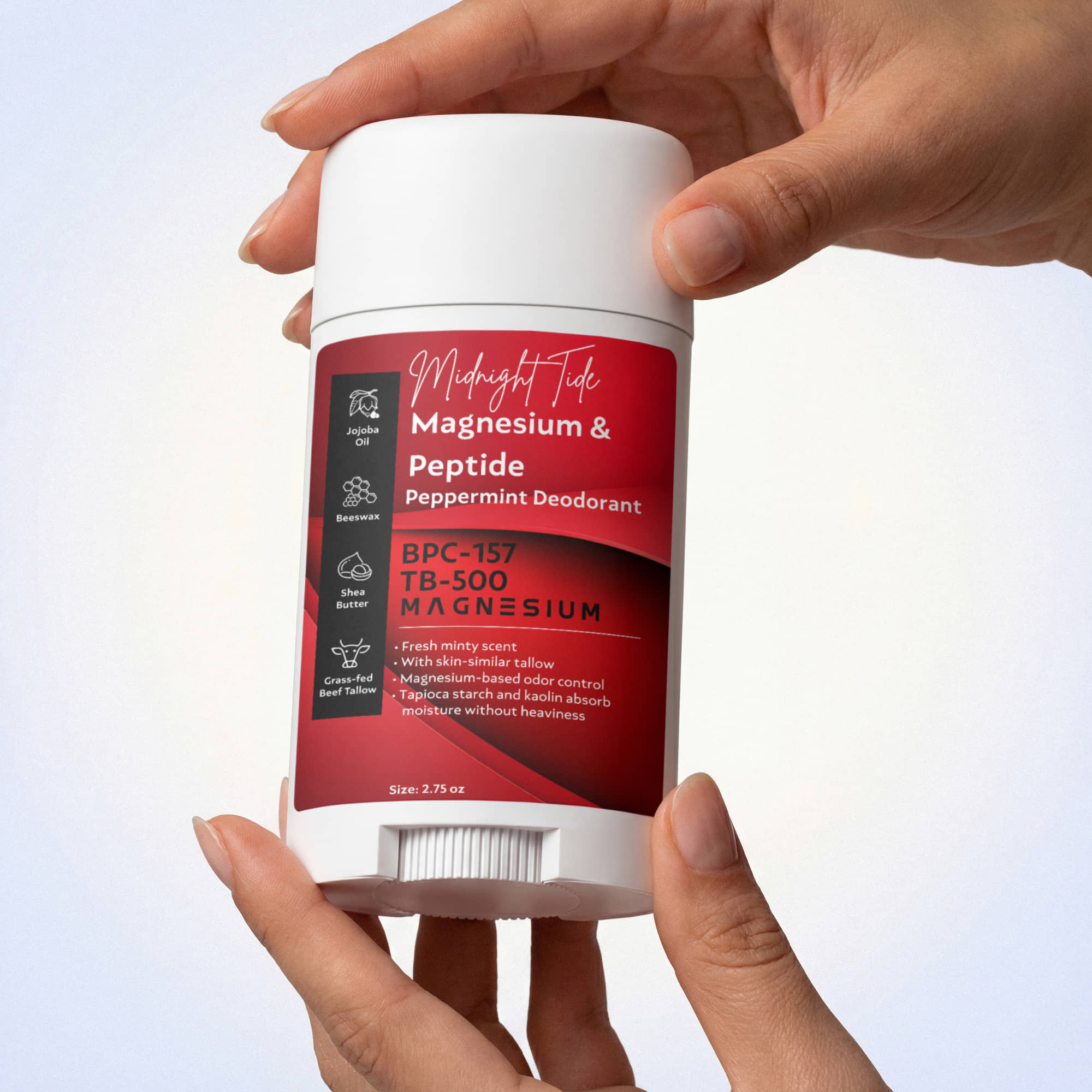 Midnight Tide™ Magnesium Peptide Peppermint Deodorant (2 pack)