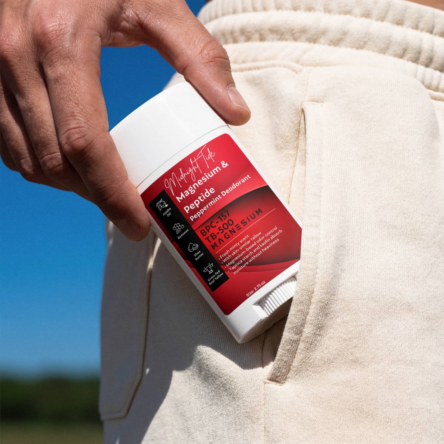 Midnight Tide™ Magnesium Peptide Peppermint Deodorant (2 pack)