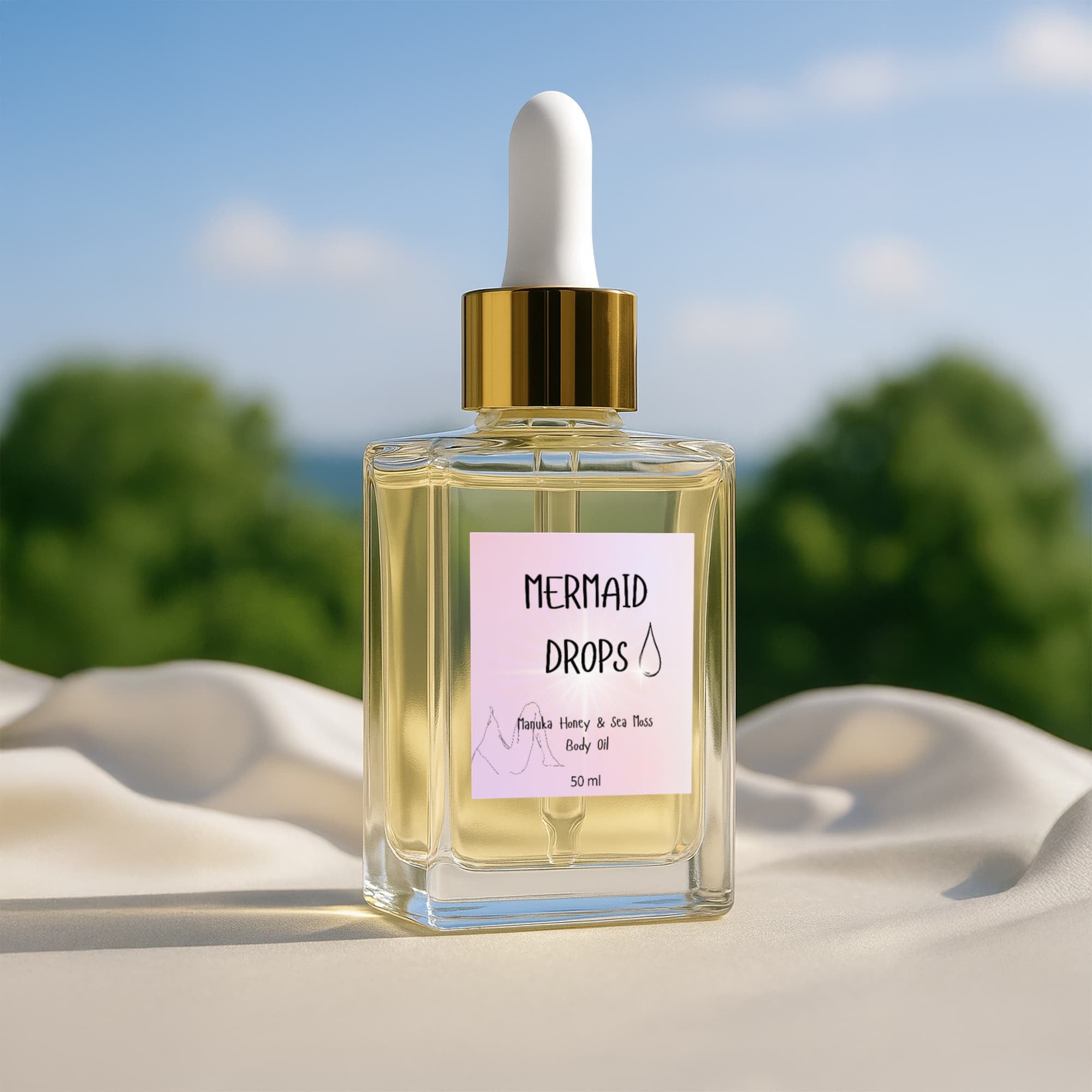 Mermaid Drops Manuka Honey & Sea Moss Body Oil