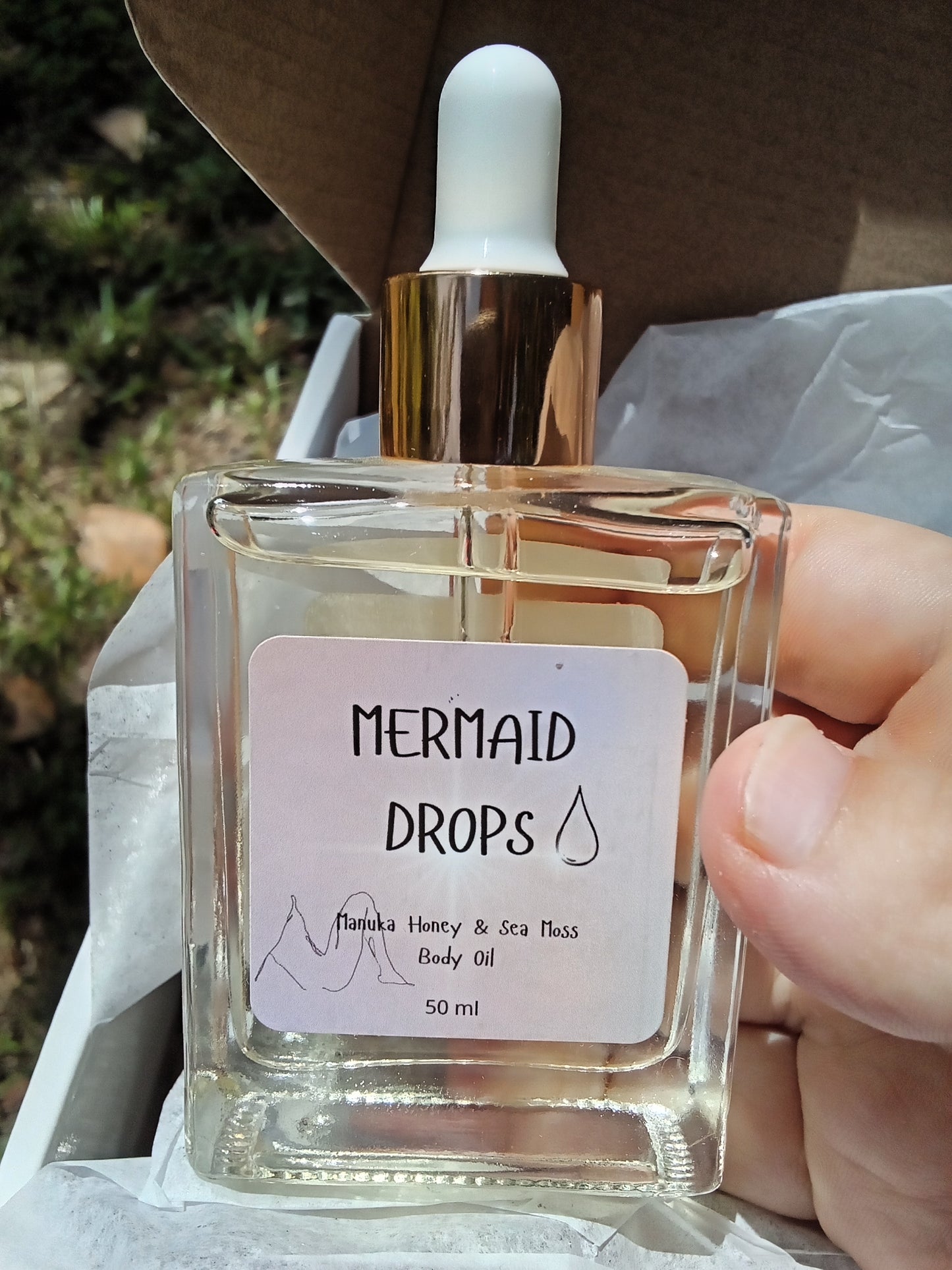 Mermaid Drops Manuka Honey & Sea Moss Body Oil