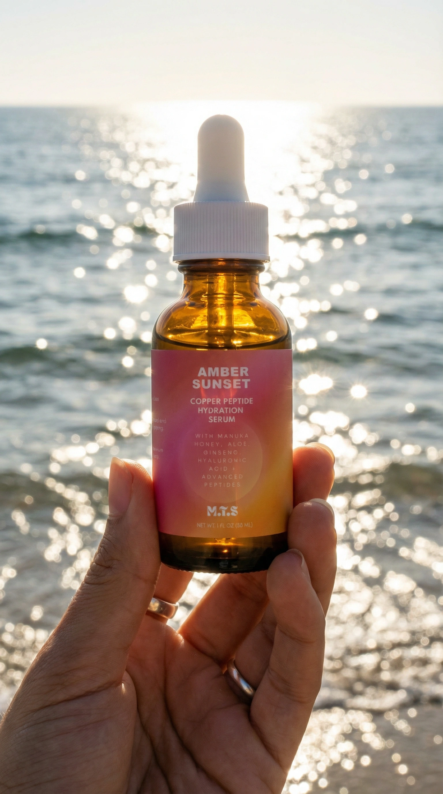 Amber Sunset™ Copper Peptide Hydration Serum