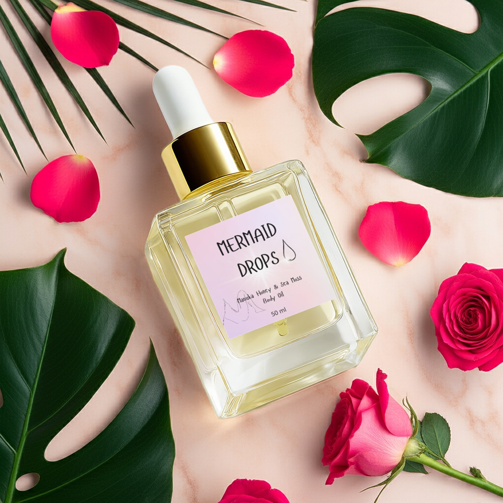 Mermaid Drops Manuka Honey & Sea Moss Body Oil