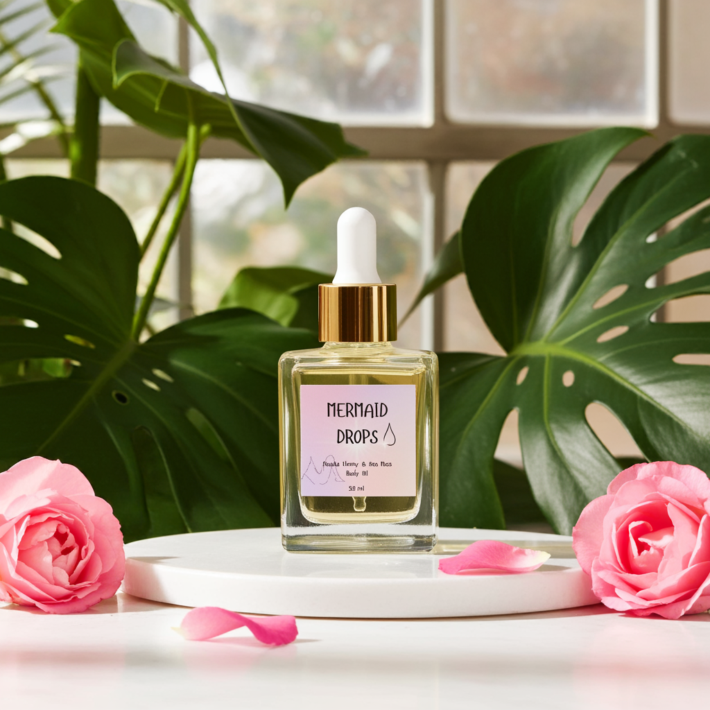 Mermaid Drops Manuka Honey & Sea Moss Body Oil