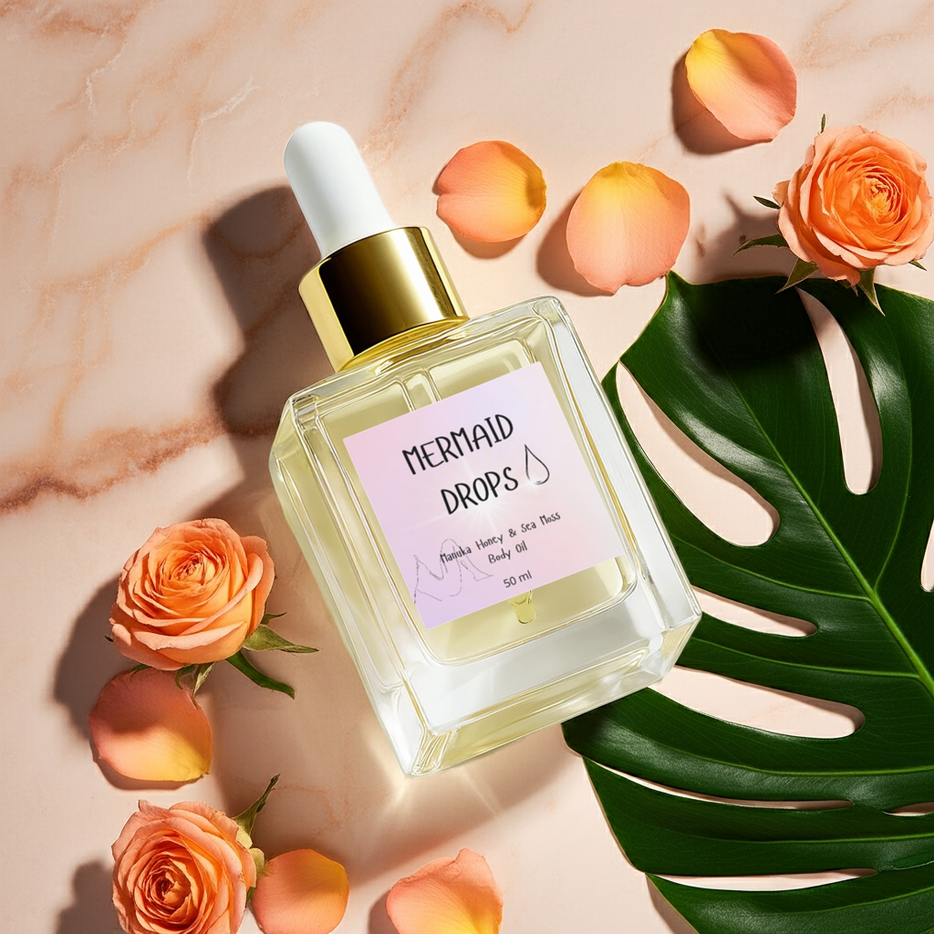 Mermaid Drops Manuka Honey & Sea Moss Body Oil