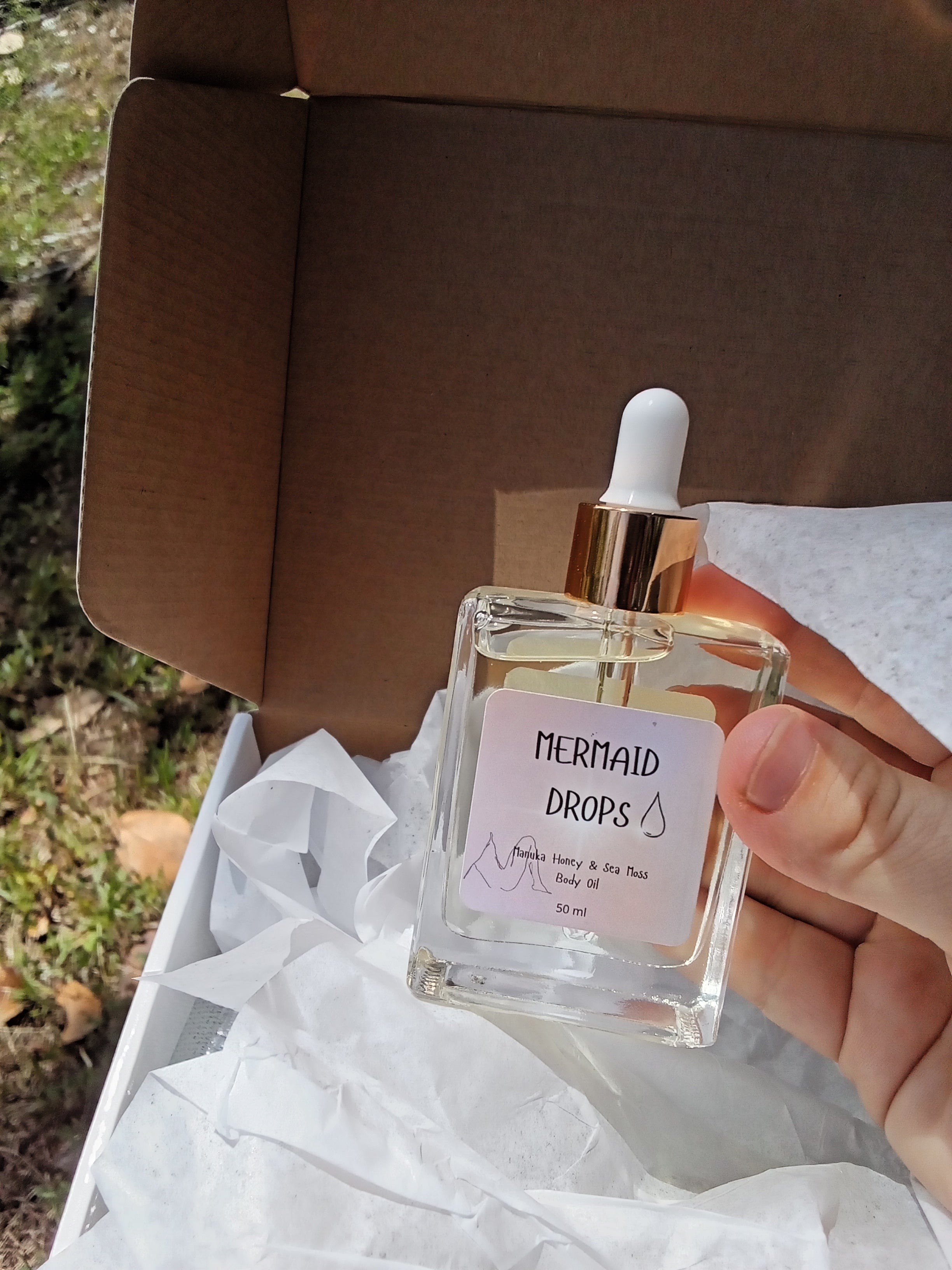 Mermaid Drops Manuka Honey & Sea Moss Body Oil